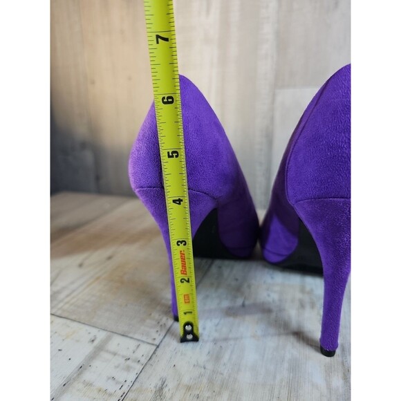 XAppeal Purple Jawbreaker Size 6 Microfiber Platform Stilleto  Pump - Picture 5 of 12